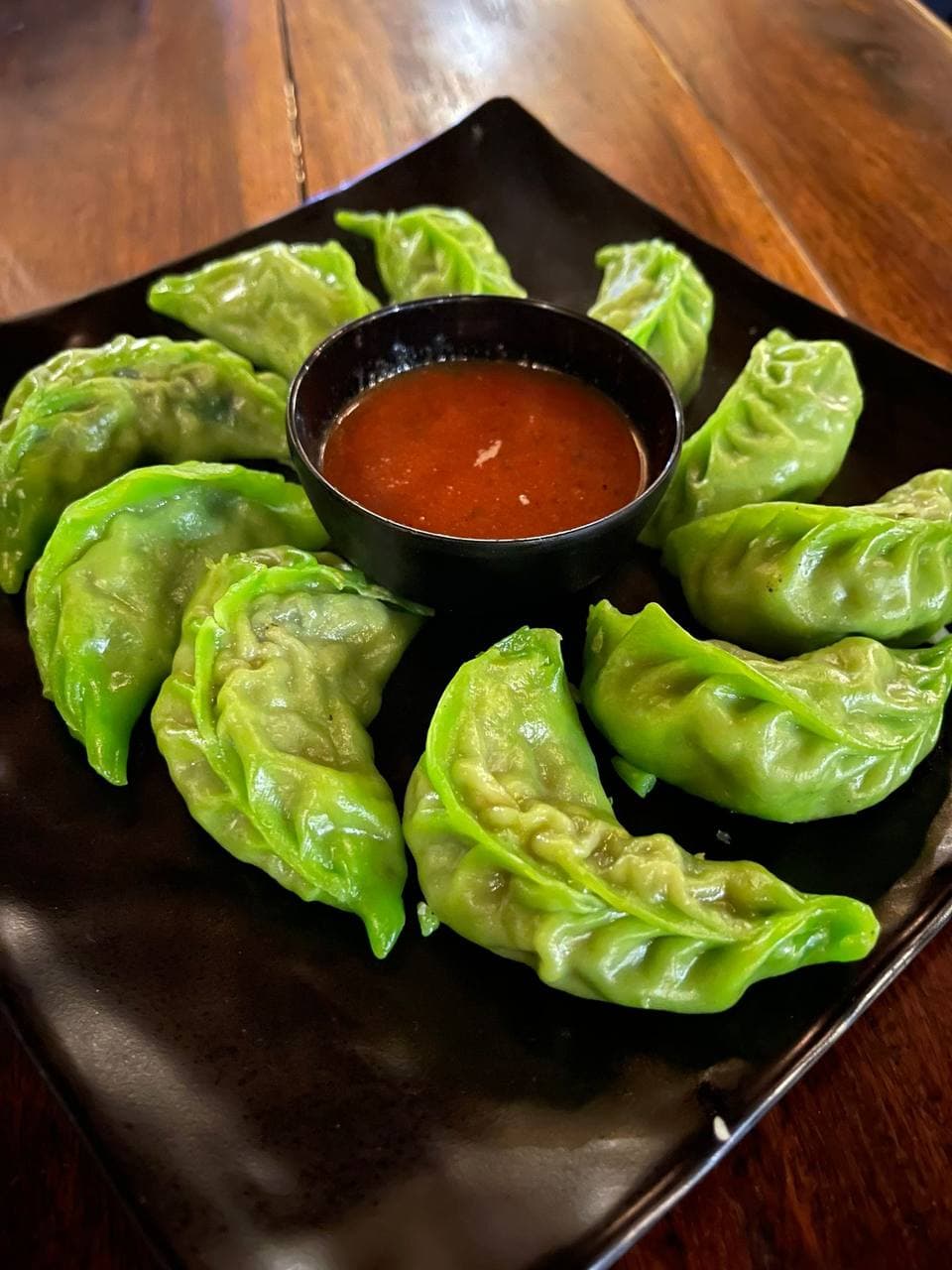 Pizza Momo at Kantipur Eats
